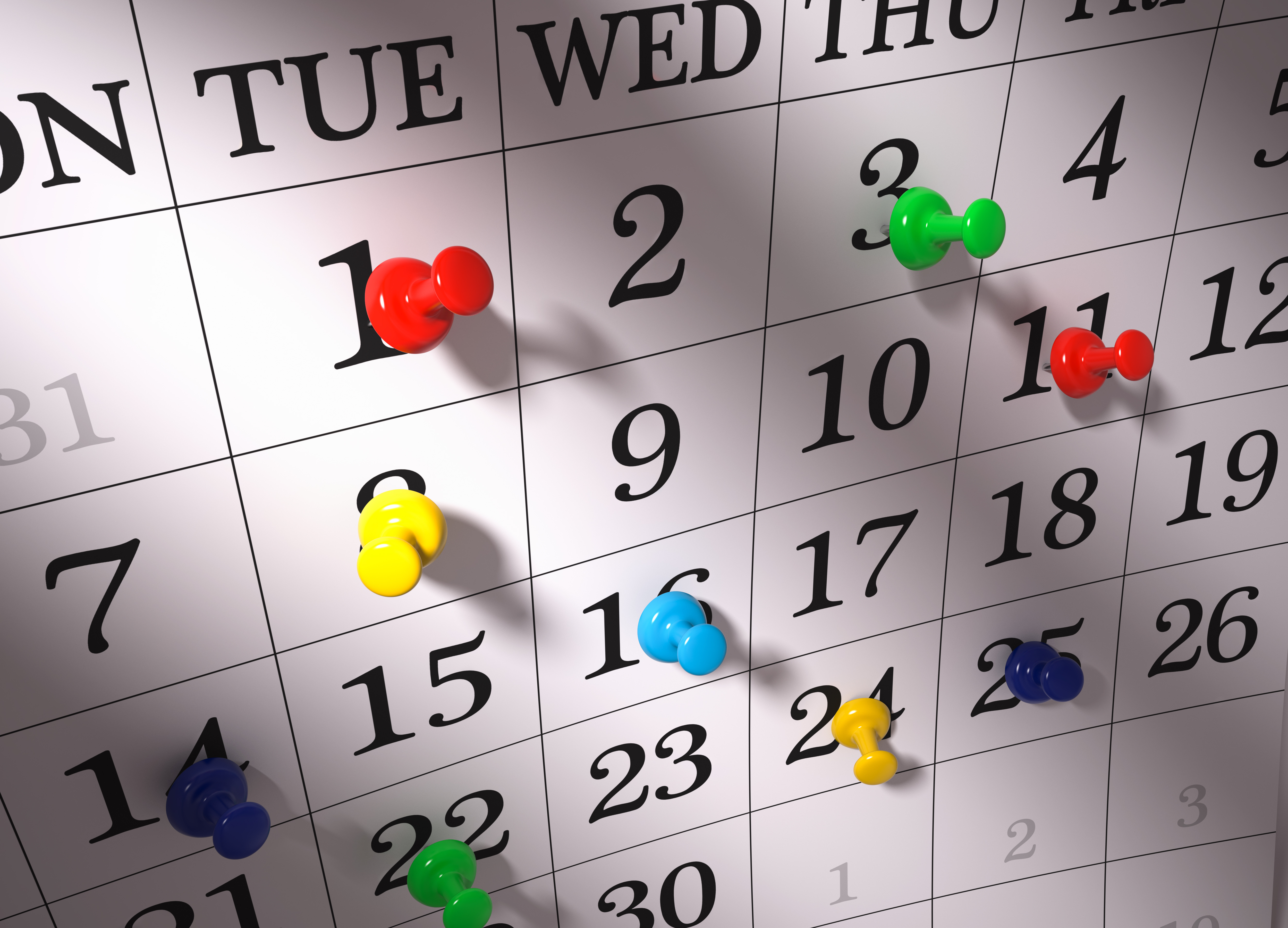 your emotional calendar